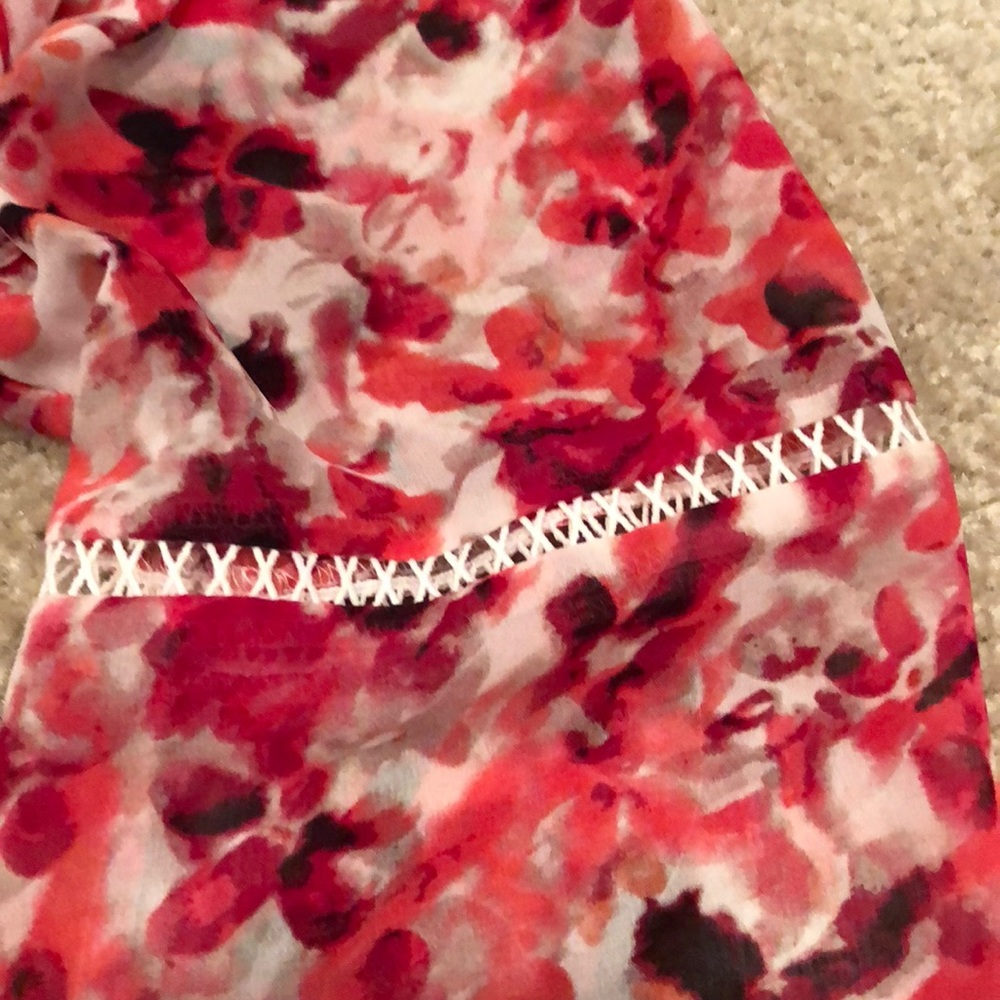 Calvin Klein Floral Print Blouse - Picture 2 of 5